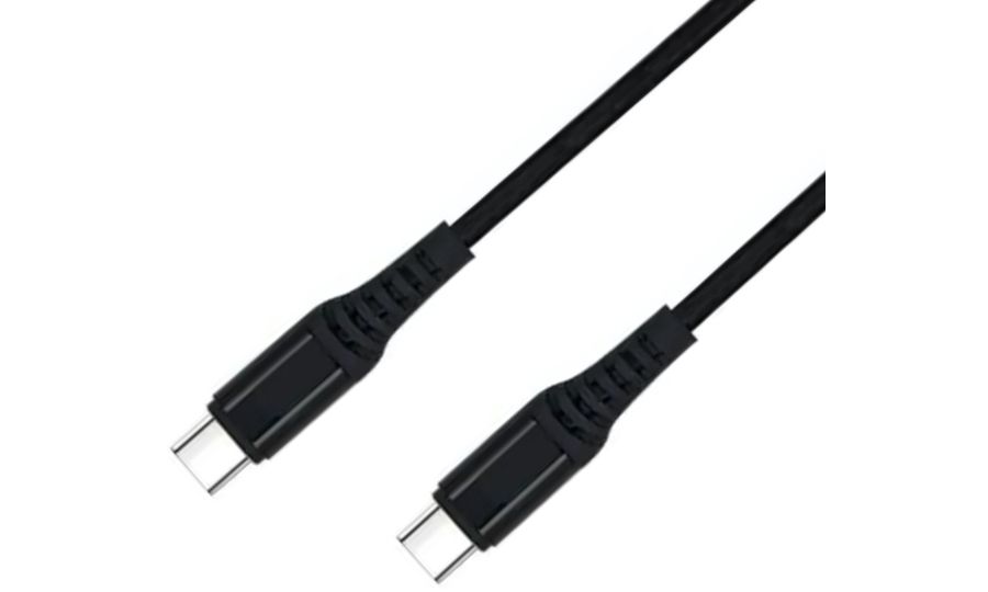 Kábel USB4 USB-C 5A, 240W, Thunderbolt 3, 40Gbps 8K@60Hz, 1m, čierny