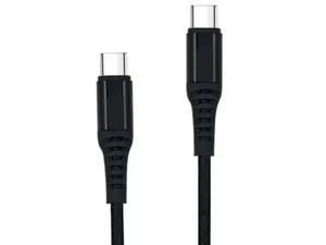 Kábel USB4 USB-C 5A, 240W, Thunderbolt 3, 40Gbps 8K@60Hz, 0,3 m, čierny
