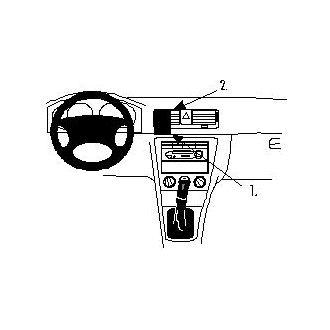 Brodit ProClip Škoda Octavia I Ambiente/Elegance 01-04/GLX/SLX 99-00/RS 03-04/Tour 99-06, na stred