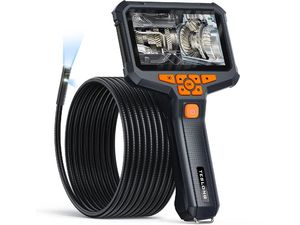 Odolný endoskop Teslong NTS430 so 4,3" displejom IPS, 8 mm sondou, duálnou kamerou, 5 m káblom
