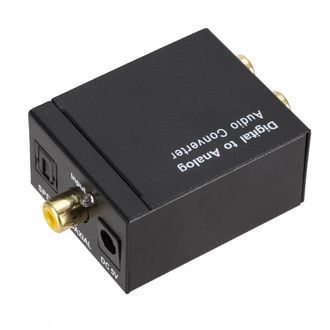 Xput audio prevodník z digitálneho TOSLINK/coax. SPDIF na analógové RCA L/R (2xCinch) a 3,5 mm jack