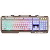 PrimeGear G700, herná klávesnica pre PC s držiakom na mobil, USB, RGB podsvietenie, biela, US