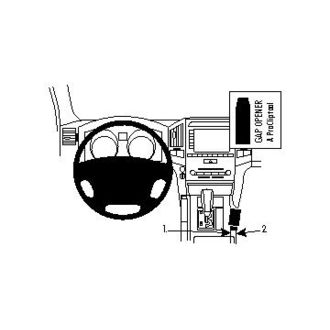 Brodit ProClip montážna konzola pre Toyota LandCruiser V8 08-15, na stred vpravo dole