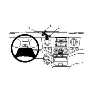 Brodit ProClip montážna konzola pre Iveco Daily 06-14, zosilnené prevedenie, na stred