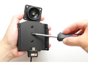 Brodit držiak do auta na OnePlus 6T, 6, bez puzdra, so skrytým nabíjaním v palubnej doske