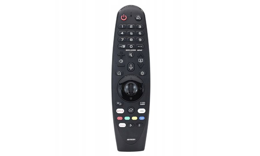 Univerzálny diaľkový ovládač pre televízor LG s funkciou Magic Motion, čierny
