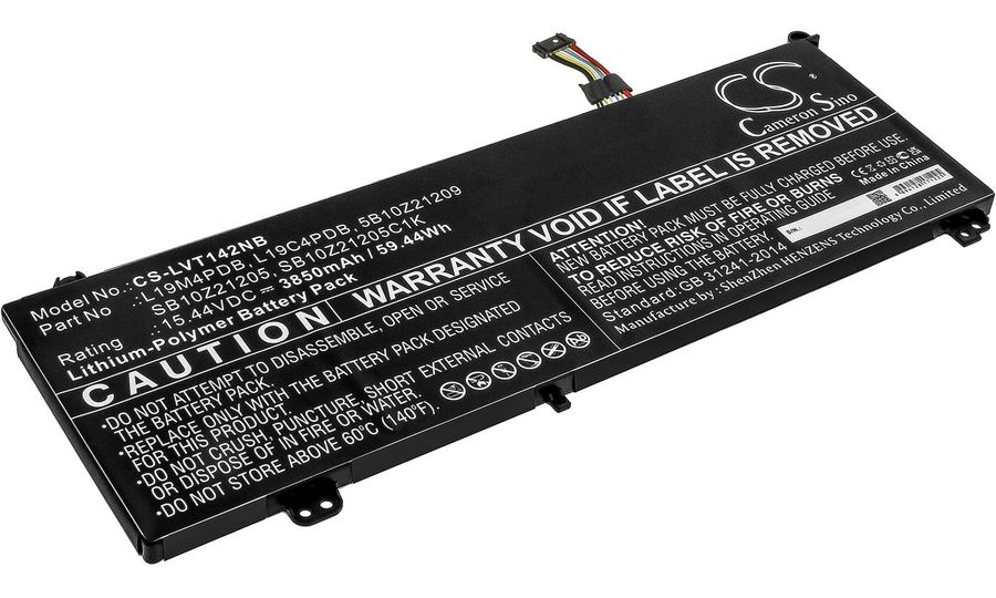 Batéria pre Lenovo ThinkBook 14s Yoga, 3850 mAh, Li-Pol
