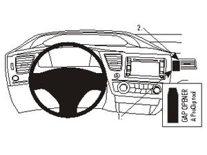 Brodit ProClip montážna konzola pre Honda Civic 13-15 USA, na stred vpravo