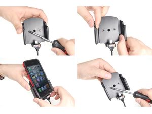 Brodit držiak do auta na Apple iPhone 12 Mini/SE2016/5 v puzdre š.62-77mm, hr. 6-10mm so skrytým pon.