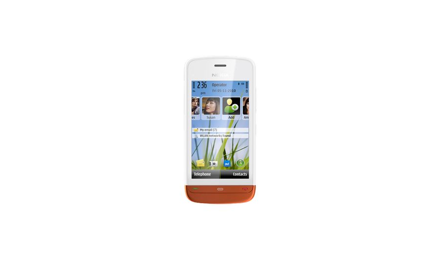 Nokia C5-03 White Burnt Orange