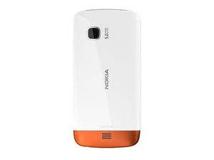 Nokia C5-03 White Burnt Orange