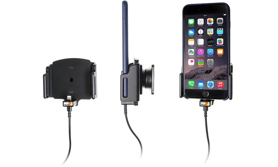 Brodit držiak do auta na Apple iPhone 11/XR/Xs/Xs Max/X/8/7/6s/6 Plus v puzdre, nast. so skrytým pon