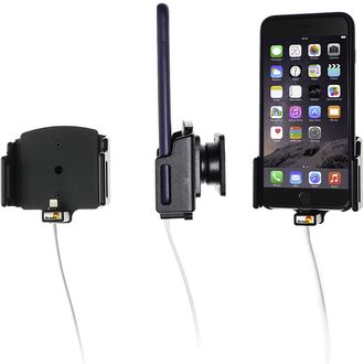 Brodit držiak pre Apple iPhone 11/Xs/Xs Max/XR/X/8 Plus v puzdre, priechodka pre orig. Kábel Lightning