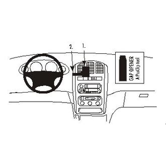 Brodit ProClip pre Chrysler Voyager/Town&Country/Dodge Caravan/Grand Caravan 01-07, pre stred