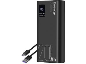 OBAL:ME EnergyPulse Powerbank 20000mAh, 22,5W, čierna