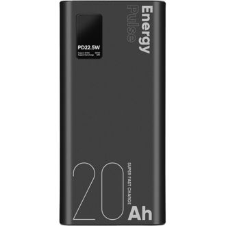 OBAL:ME EnergyPulse Powerbank 20000mAh, 22,5W, čierna
