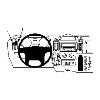 Brodit ProClip Citroen Jumper/Fiat Ducato 07-21/Peugeot Boxer 07-24/Opel Movano 23-24, vľavo