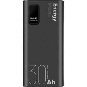 OBAL:ME EnergyPulse Powerbank 30000mAh, 22,5W, čierna