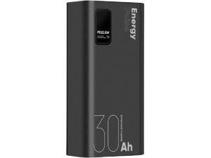 OBAL:ME EnergyPulse Powerbank 30000mAh, 22,5W, čierna