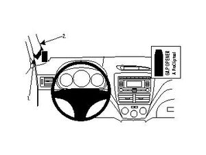 Brodit ProClip montážna konzola pre Subaru Impreza 08-12/WRX 08-14, vľavo na stĺpik