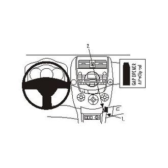 Brodit ProClip montážna konzola pre Toyota RAV4 6-12, na stred vpravo