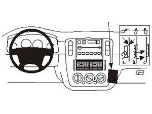 Brodit ProClip montážna konzola pre Ford Explorer 02-05