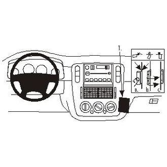 Brodit ProClip montážna konzola pre Ford Explorer 02-05