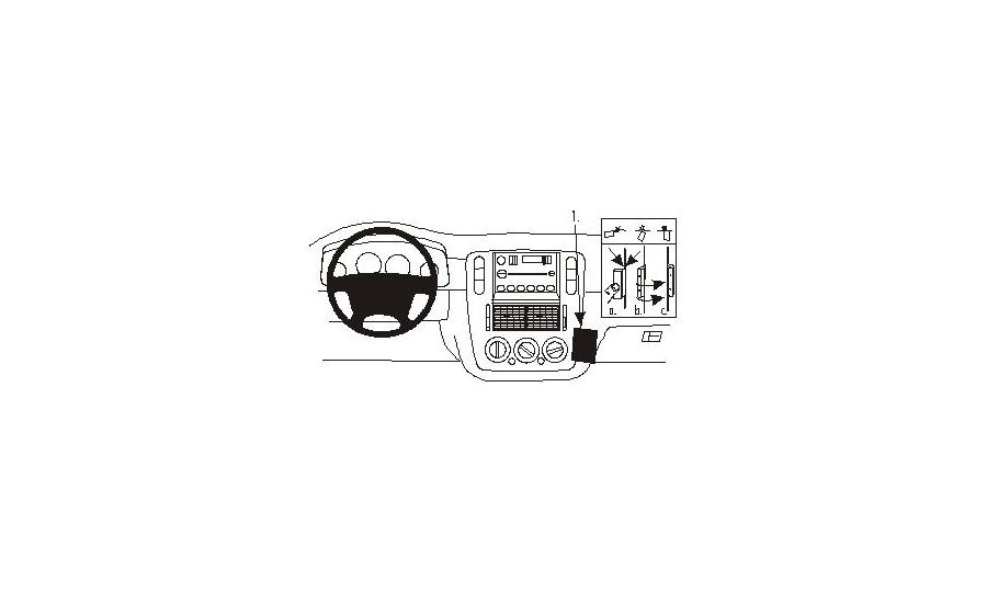 Brodit ProClip montážna konzola pre Ford Explorer 02-05