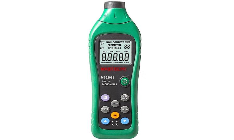 Mastech MS6208B Profesionálny bezkontaktný tachometer, 50 - 99 999 ot/min