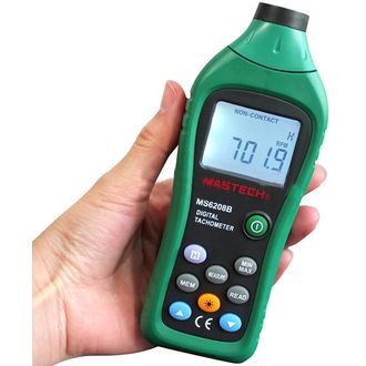 Mastech MS6208B Profesionálny bezkontaktný tachometer, 50 - 99 999 ot/min