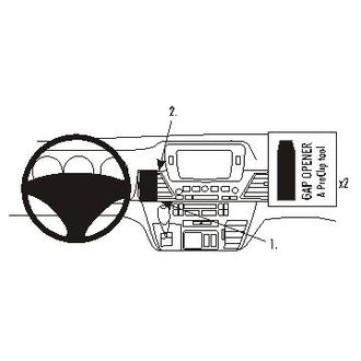 Brodit ProClip montážna konzola pre Honda FR-V 05-11, na stred vľavo