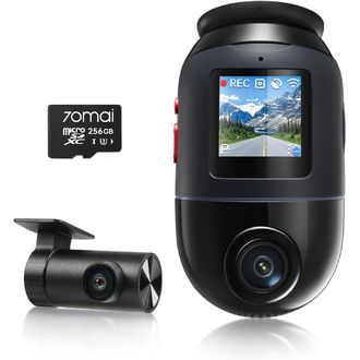 70mai X800 4K SET s RC Cerna + 70mai SD karta 256GB