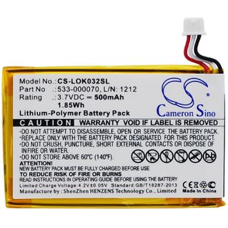 Batéria pre kryt klávesnice Logitech Ultratin, Y-R0032 a ďalšie, 500 mAh, Li-Ion