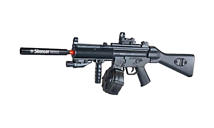 Sunny Blaster MP5K-DG, vodná gélová guľová pištoľ s príslušenstvom, čierna