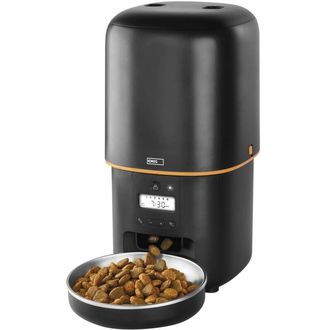 Dávkovač krmiva EMOS Pet Care, 4 l, čierny