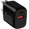 Tactical Základná zástrčka Dual, USB/C a USB-A 20W sieťová nabíjačka-adaptér, čierna