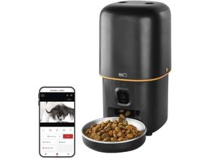 Dávkovač krmiva EMOS GoSmart, 4 l, čierny, Wi-Fi