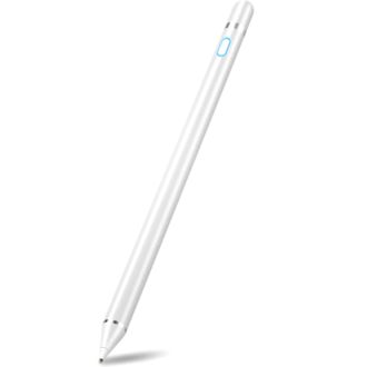 Mobilly aktívny stylus a dotykové pero 3v1 pre mobilné telefóny a tablety, biele
