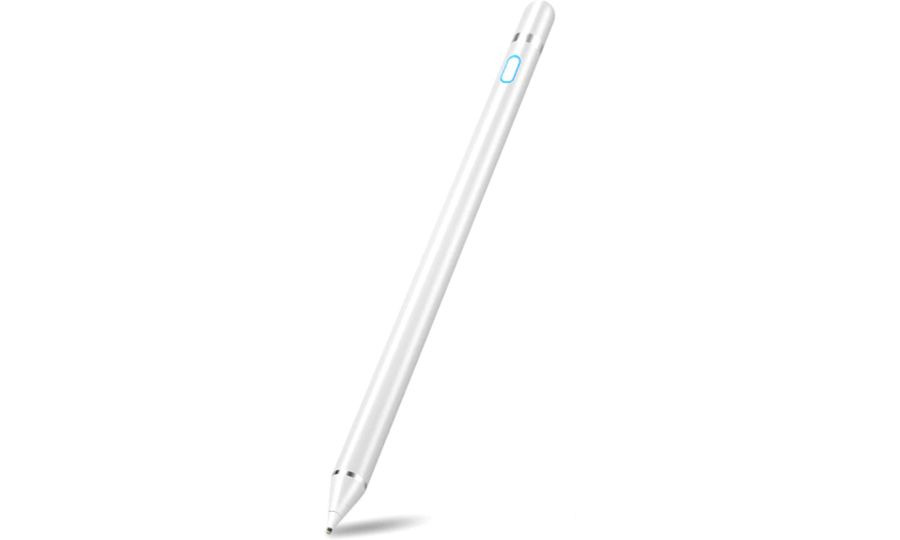 Mobilly aktívny stylus a dotykové pero 3v1 pre mobilné telefóny a tablety, biele