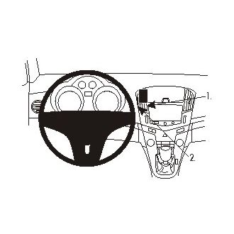 Brodit ProClip montážna konzola pre Chevrolet Cruze Stationwagon/Hatchback 13-14, na stred