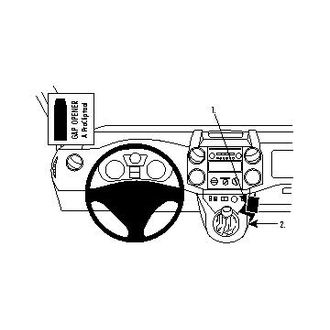 Brodit ProClip Citroen Berlingo Family/Transport/Peugeot Partner 08-18 (len manuál), na stred vpravo