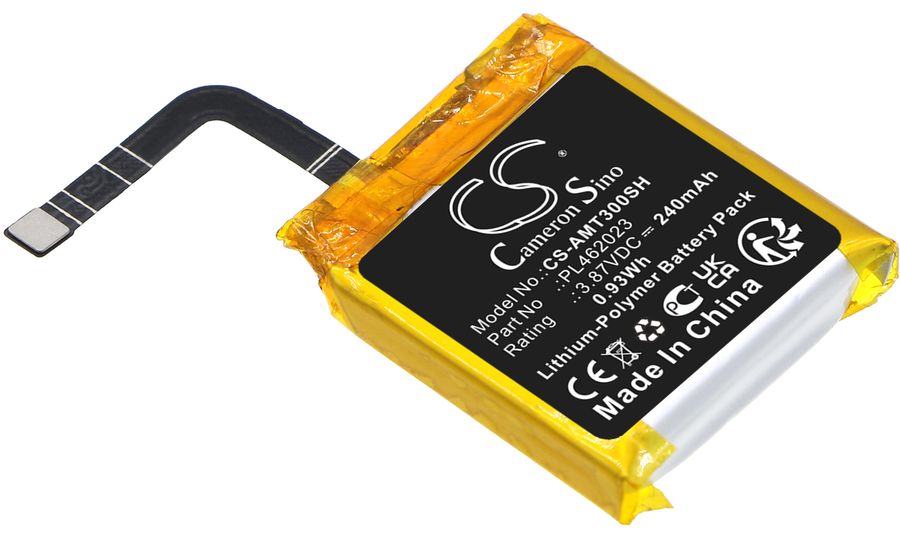 Batéria pre Amazfit GTS3, kapacita 240 mAh, Li-Pol