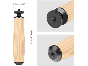 PULUZ Camera Grip, stabilizátor, svetlé drevo