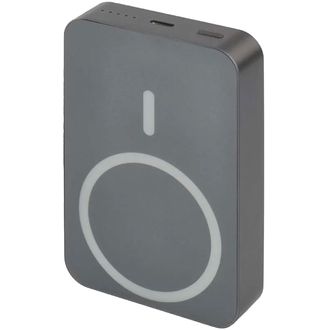 EMOS powerbank WI 1046, 10 000 mAh, 20 W+Bezdrôtová, sivá
