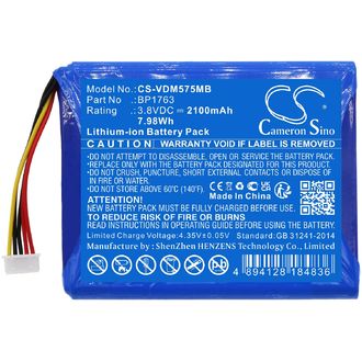 Batéria pre 5" digitálnu detskú video pestúnku V-Tech, video pestúnku Leapfrog LF2423 a ďalšie, Li-Ion