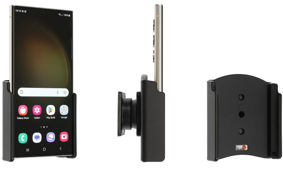 Brodit držiak do auta pre Samsung Galaxy S23 Ultra, bez puzdra, bez nabíjania