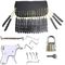 Mobilly 30v1 lockpick set s tréningovým zámkom + lockpick GUN
