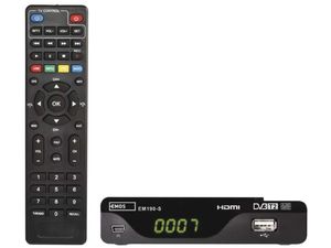 Set-top box EMOS EM190-S HD HEVC H265 (DVB-T2)