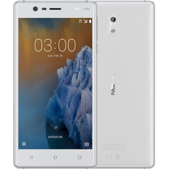 Nokia 3 Dual SIM biela strieborná