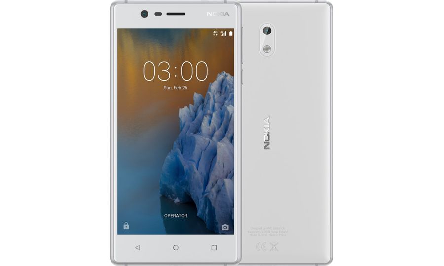 Nokia 3 Dual SIM biela strieborná
